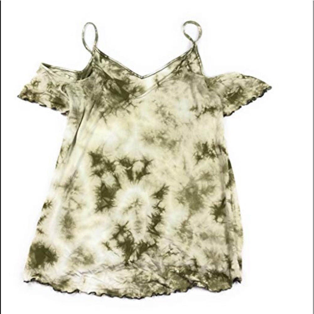 american eagle cold shoulder top